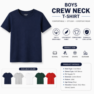 Boys Crew Neck T-Shirt