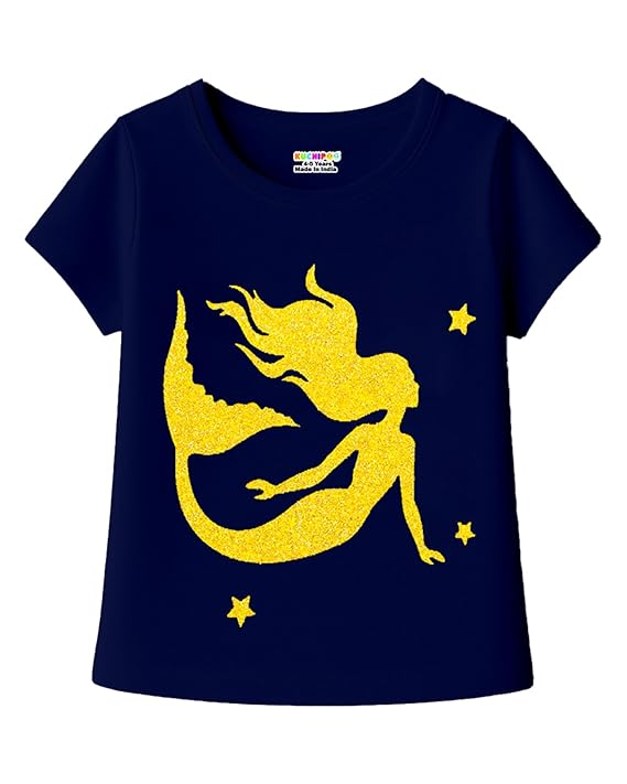 Girls Regular Fit Cotton T-Shirt